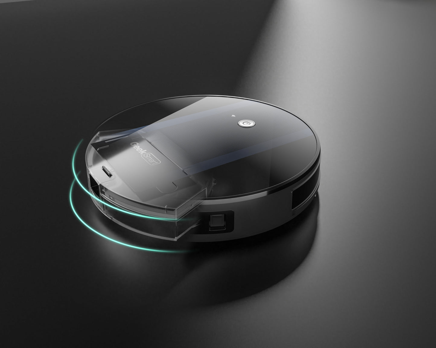 Geek Smart Robot Vacuum Cleaner G6 Plus – Ultra-Thin, 1800Pa Suction, Self-Charging, Wi-Fi Connectivity, App Control, Ideal for Hard Floors and Carpets