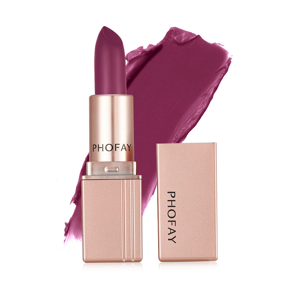 PHOFAY Matte Lipstick – Bold Color, Velvet Smooth Finish, Long-Lasting Wear