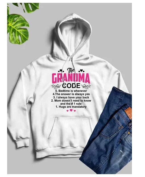 Grandma Code Hoodie – Cozy & Stylish