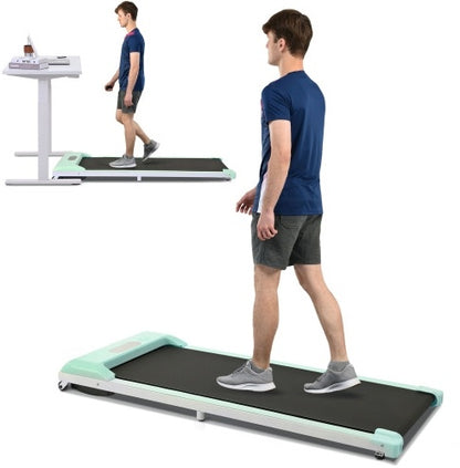 2-in-1 Under Desk Electric Treadmill – 2.5HP with Remote & Display for Home, Gym, or Office