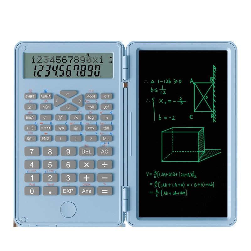 Nueva calculadora científica, calculadora de contabilidad, minitableta portátil especial, máquina de computación, tablero de escritura a mano, examen para estudiantes