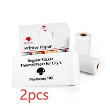 Phomemo T02 | Portable Mini Thermal Printer | Label, Photo, & Question Printing | Bluetooth-Compatible