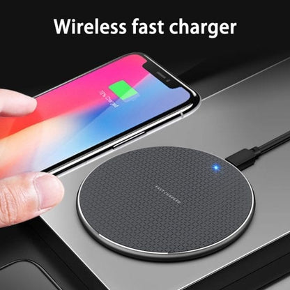 15W Fast Wireless Charging Pad – Slim Qi-Compatible Charger for iPhone & Android Devices