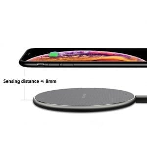 15W Fast Wireless Charging Pad – Slim Qi-Compatible Charger for iPhone & Android Devices
