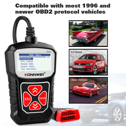 KONNWEI KW310 OBD2 Car Scanner Diagnostic Tool – Professional Automotive Code Reader