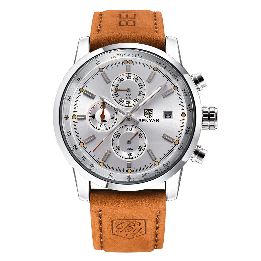 BENYAR Men's Luxury Brand Quartz Watch