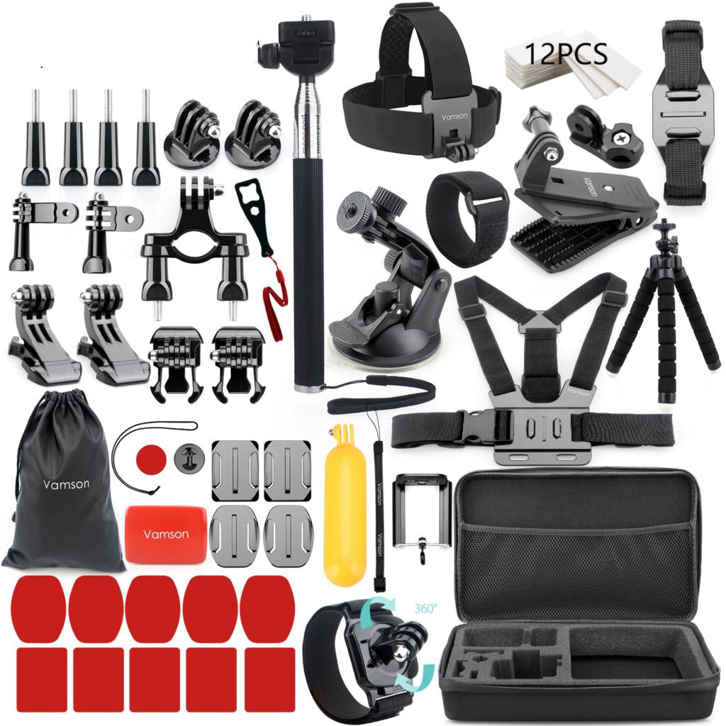 Camera Accessory Kit with Case, Straps, and Camera Sticks- VAMSON