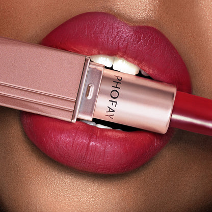 PHOFAY Matte Lipstick – Bold Color, Velvet Smooth Finish, Long-Lasting Wear