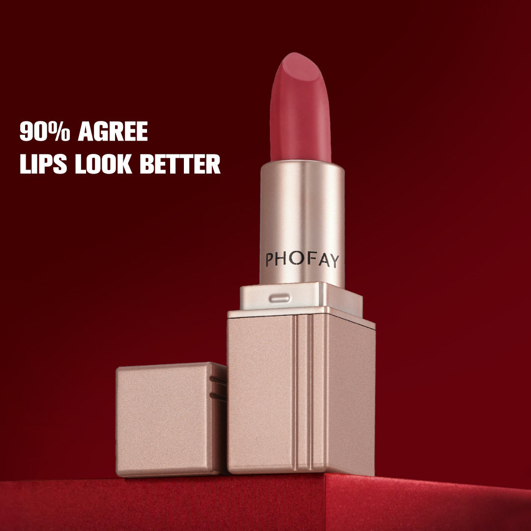 PHOFAY Matte Lipstick – Bold Color, Velvet Smooth Finish, Long-Lasting Wear