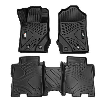 MKR 3D TPE All-Weather Floor Mats Full Set for 2021–2023 Ford Bronco – Interior Car Accessories
