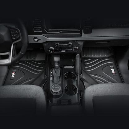 MKR 3D TPE All-Weather Floor Mats Full Set for 2021–2023 Ford Bronco – Interior Car Accessories
