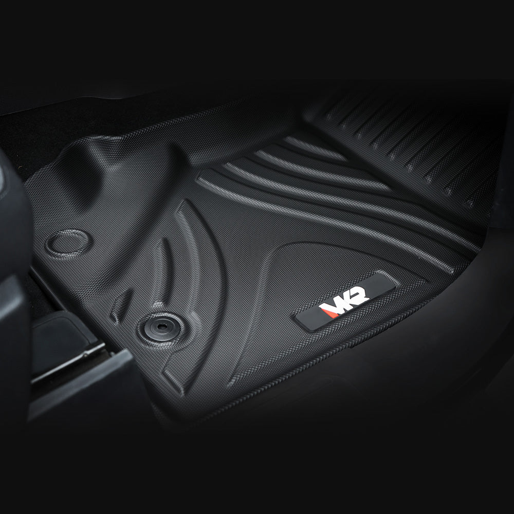 MKR 3D TPE All-Weather Floor Mats Full Set for 2021–2023 Ford Bronco – Interior Car Accessories