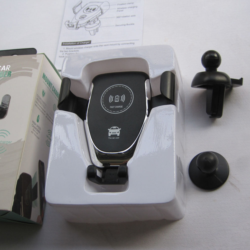 Wireless Car Charger & Phone Holder – Air Vent Mount