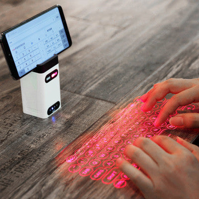 LEING FST Bluetooth Virtual Laser Keyboard with Mouse Function for Laptop, Tablet & Phone