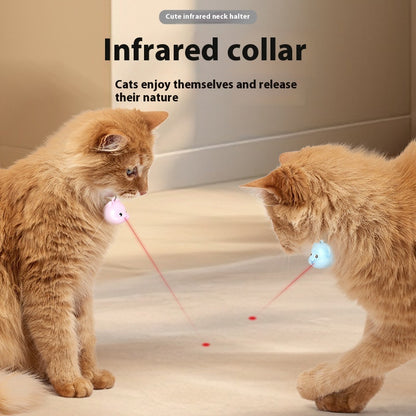 Ankege Rechargeable Remote Control Infrared Cat Collar with Halter Design