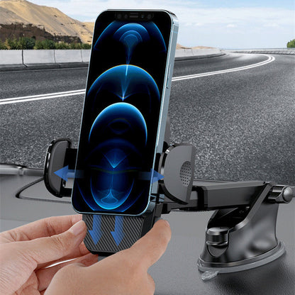 Soporte multifuncional para teléfono de coche con ventosa de gravedad para parabrisas, compatible con iOS y Android