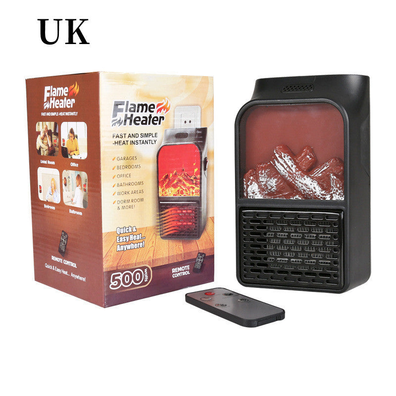 Mini Wall Plug-in Flame Heater – Multifunctional Household Heater