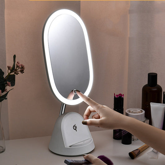 Multifunctional Fashion Makeup Mirror Table Lamp Desktop Creativity