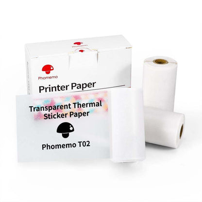 Phomemo T02 | Portable Mini Thermal Printer | Label, Photo, & Question Printing | Bluetooth-Compatible