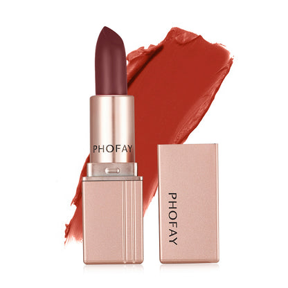 PHOFAY Matte Lipstick – Bold Color, Velvet Smooth Finish, Long-Lasting Wear