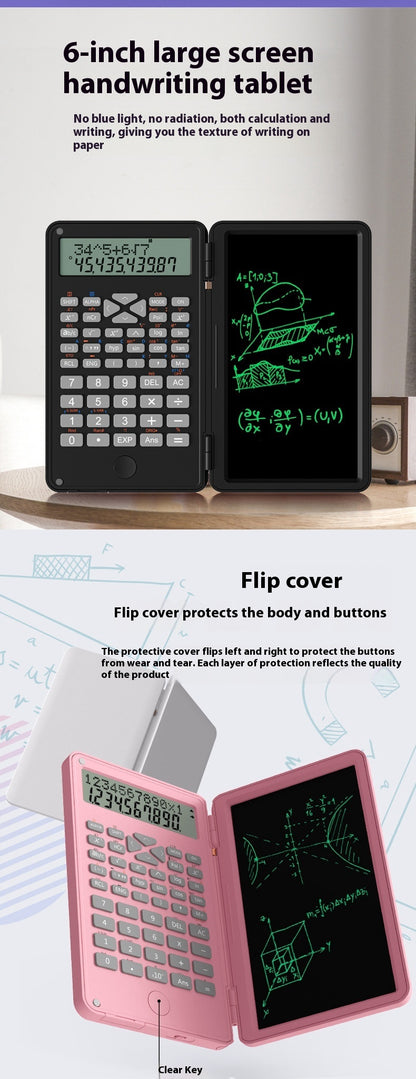 Nueva calculadora científica, calculadora de contabilidad, minitableta portátil especial, máquina de computación, tablero de escritura a mano, examen para estudiantes