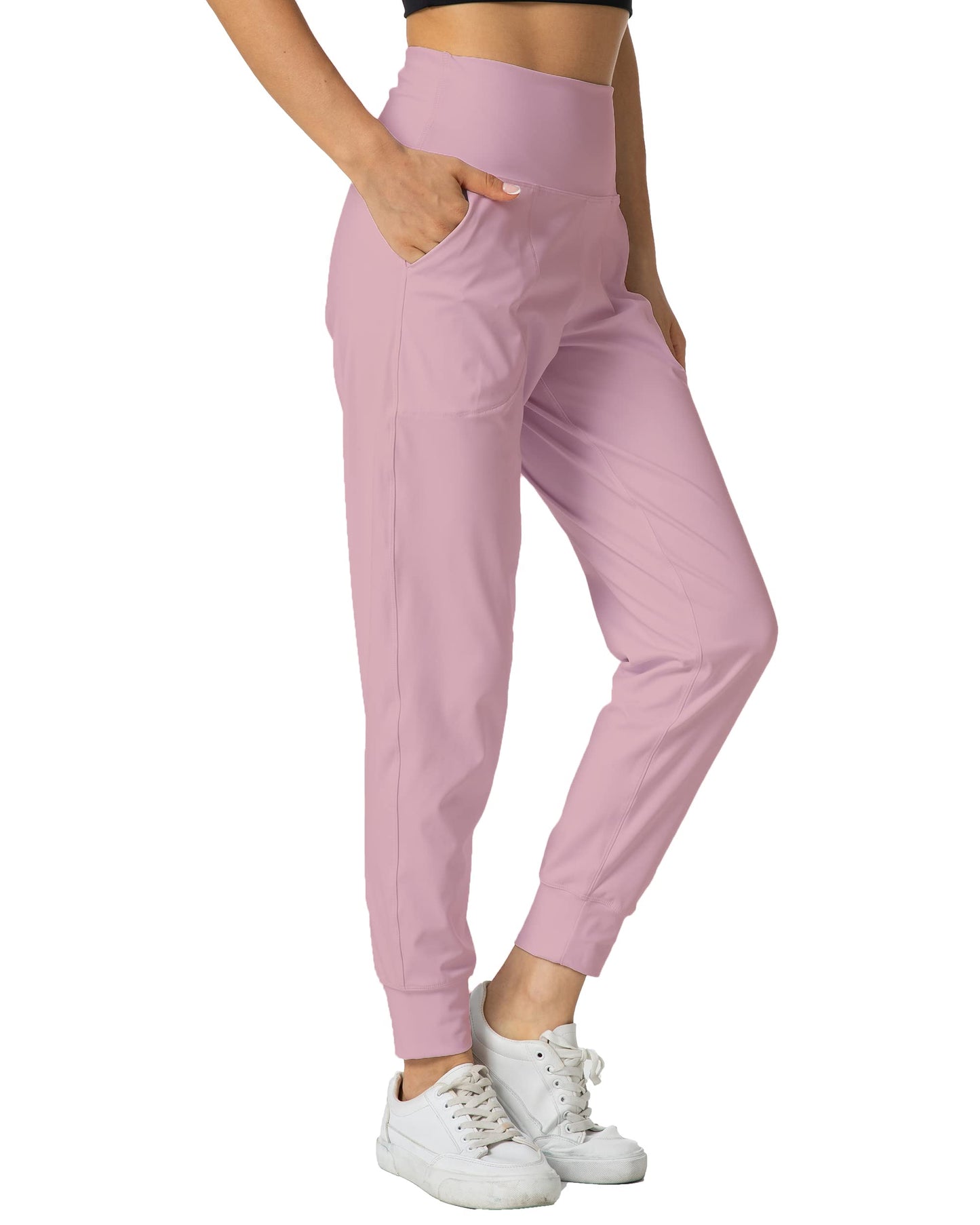 Kcutteyg Womens Joggers with Pockets, Lightweight Quick Dry Athletic Workout Soft Pants for Gym, Yoga, Running