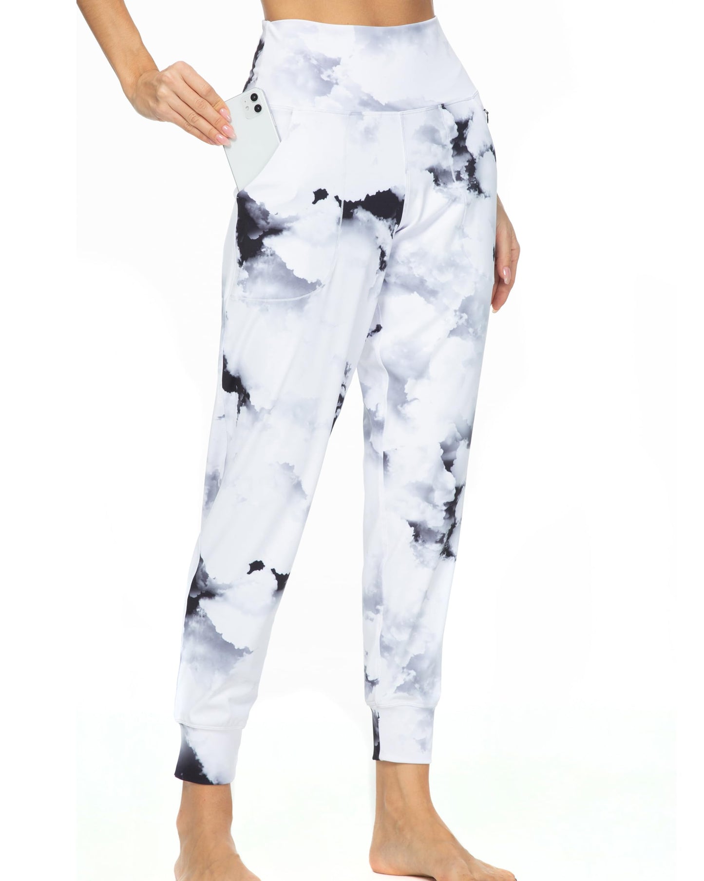 Kcutteyg Womens Joggers with Pockets, Lightweight Quick Dry Athletic Workout Soft Pants for Gym, Yoga, Running