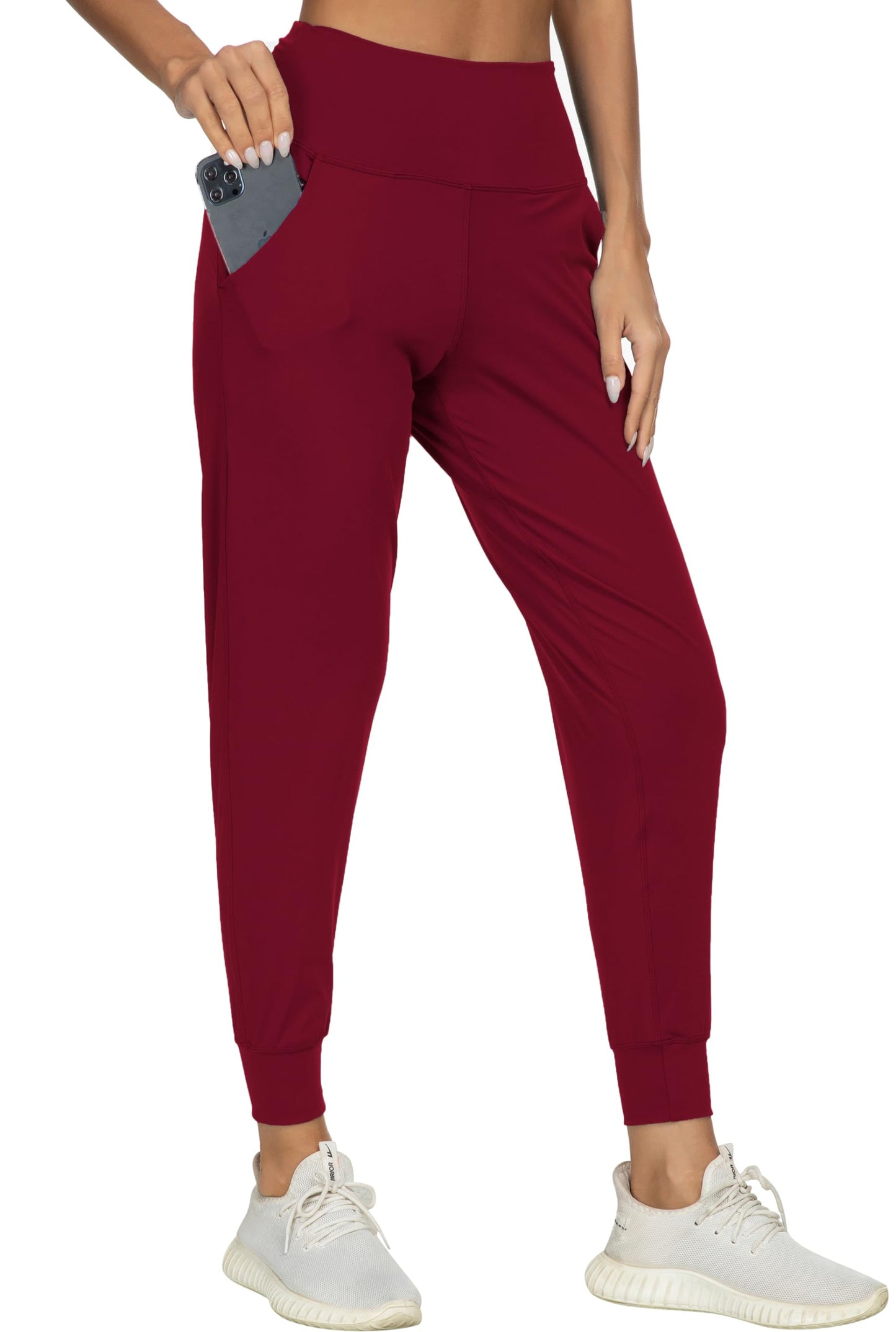 Kcutteyg Womens Joggers with Pockets, Lightweight Quick Dry Athletic Workout Soft Pants for Gym, Yoga, Running