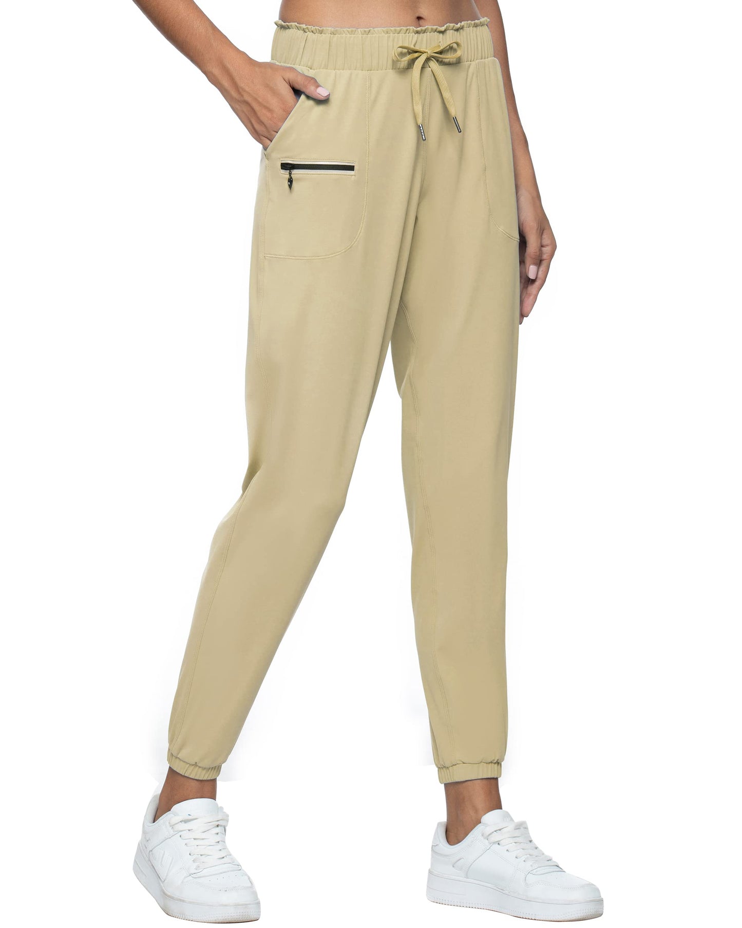 Kcutteyg Womens Joggers with Pockets, Lightweight Quick Dry Athletic Workout Soft Pants for Gym, Yoga, Running