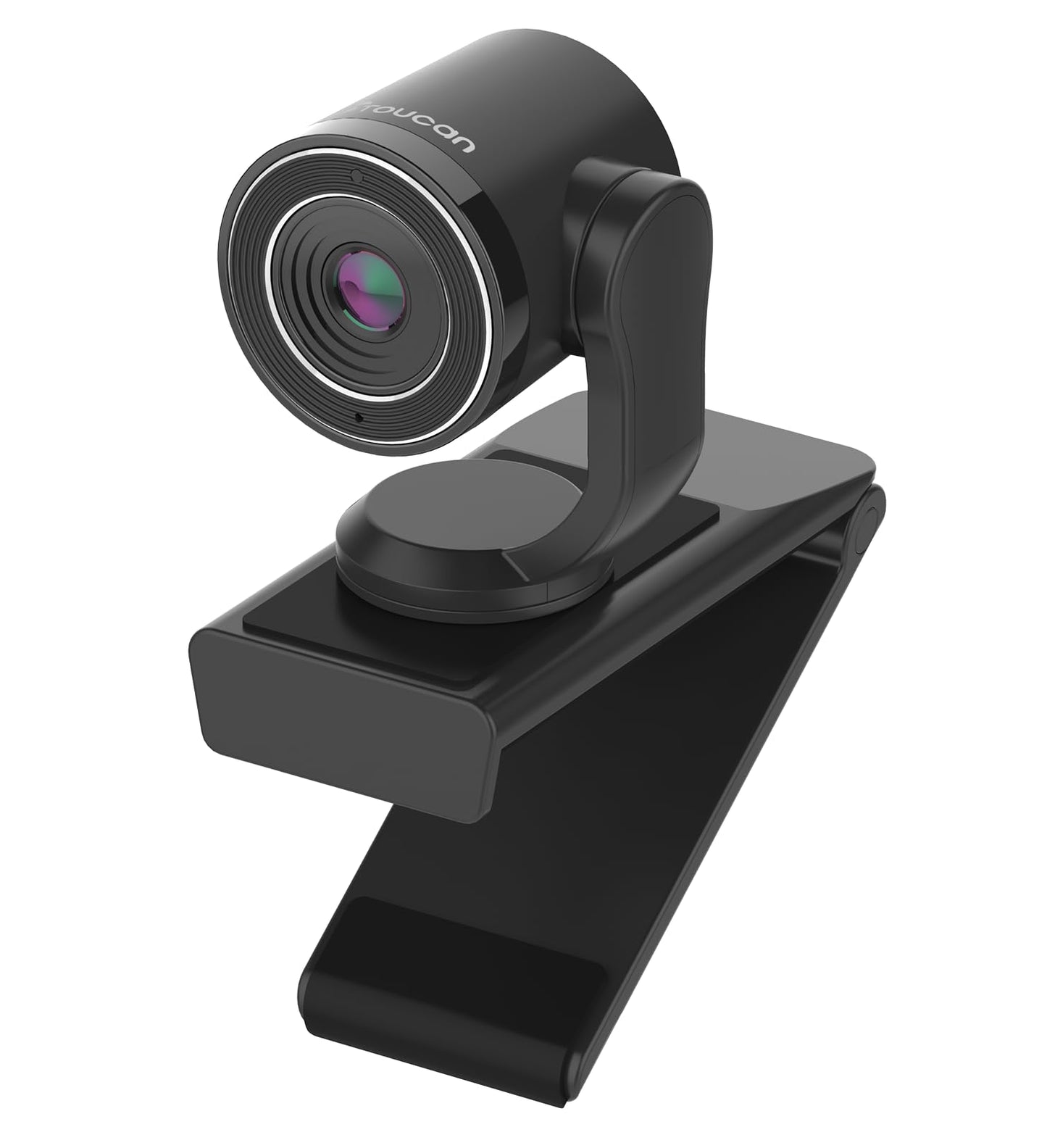TOUCAN 1080P Webcam with Microphone, Noise-Canceling Mic, 90°FOV Computer Camera, Privacy Cover, Plug and Play USB Webcam for PC, Skype, Zoom, FaceTime, Laptop/MacBook/Tablet