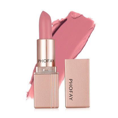 PHOFAY Matte Lipstick – Bold Color, Velvet Smooth Finish, Long-Lasting Wear