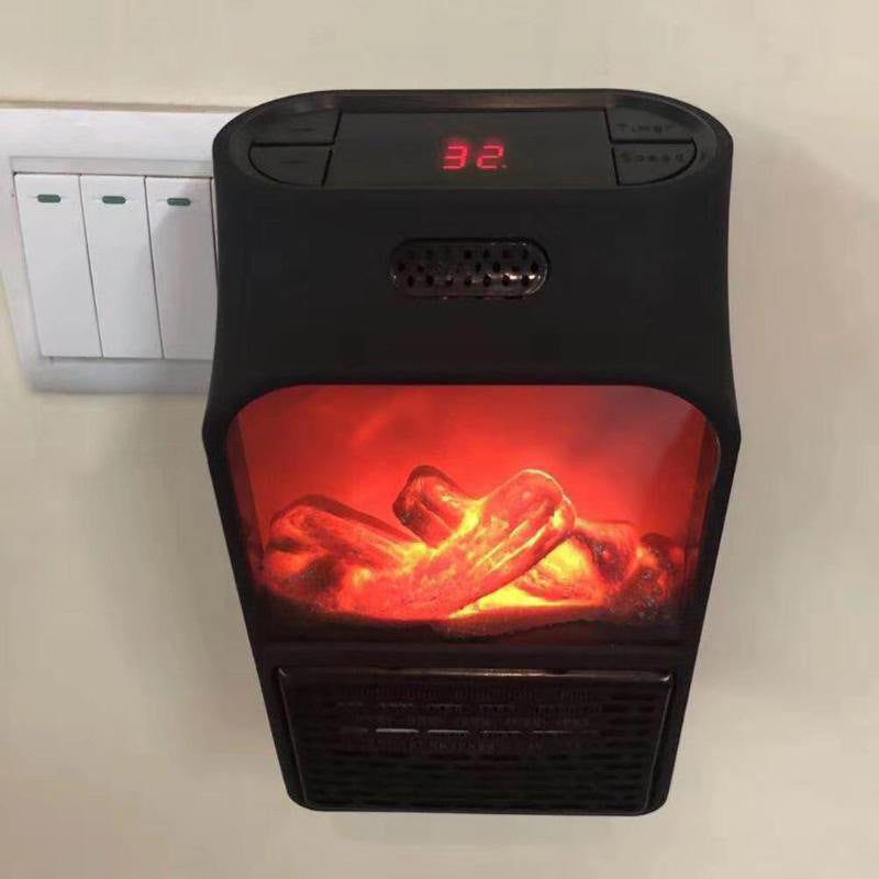 Mini Wall Plug-in Flame Heater – Multifunctional Household Heater