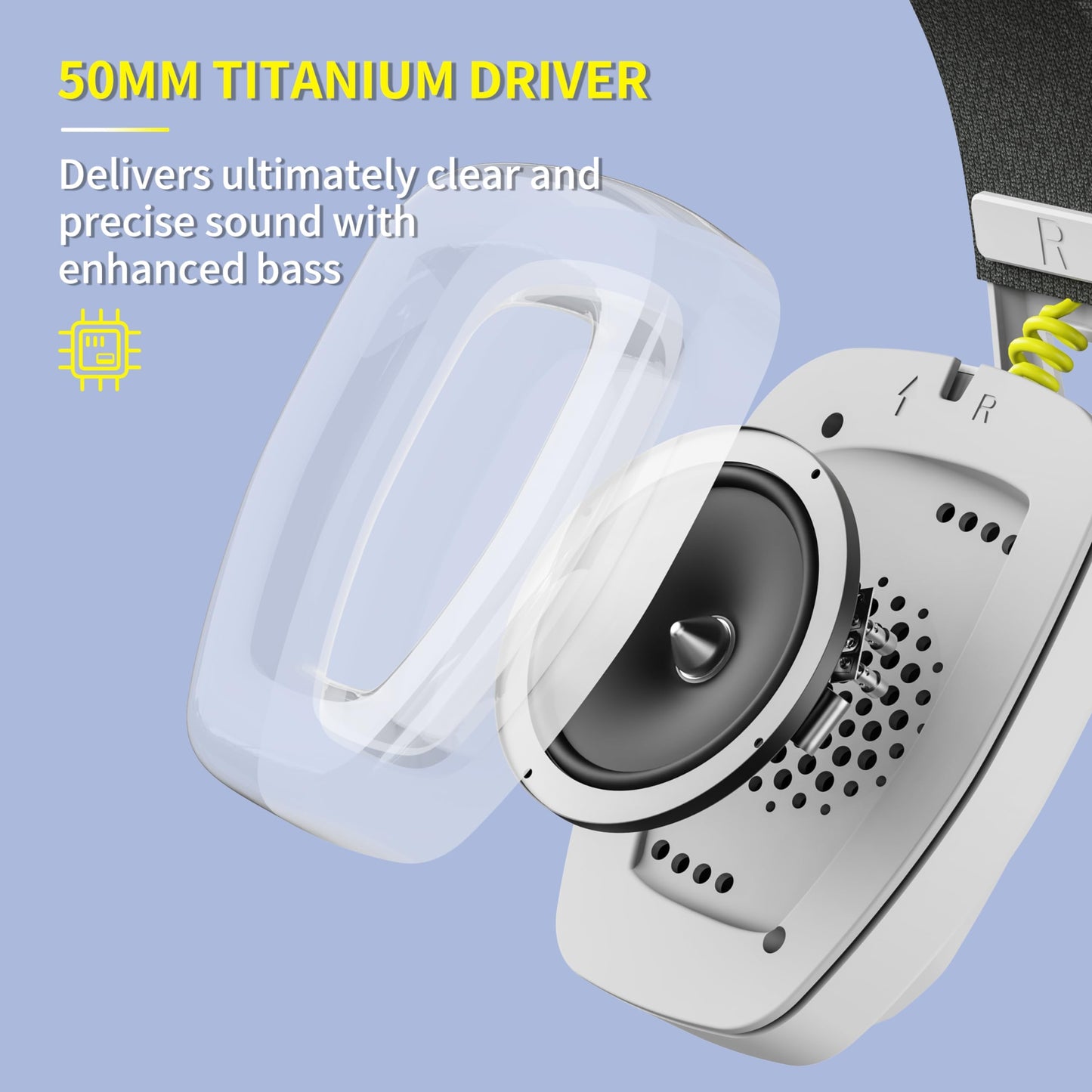 BINNUNE Wireless Gaming Headset with Mic for PS5, PS4, PC, Mac, Wireless Headphones, 2.4GHz Bluetooth Gaming Headset, Headsets with Flip Mic for Laptop Computer, Black