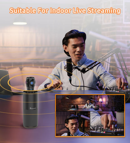 TOUCAN 1080P Webcam with Microphone, Noise-Canceling Mic, 90°FOV Computer Camera, Privacy Cover, Plug and Play USB Webcam for PC, Skype, Zoom, FaceTime, Laptop/MacBook/Tablet