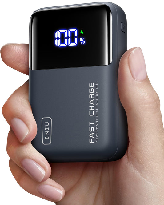 INIU Power Bank, 25000mAh 100W USB C Laptop Portable Charger, PD QC Fast Charging 3-Output Battery Pack, Travel Charger for Laptop MacBook iPad Tablet Steam Deck iPhone 16 15 14 Pro Samsung S22 etc