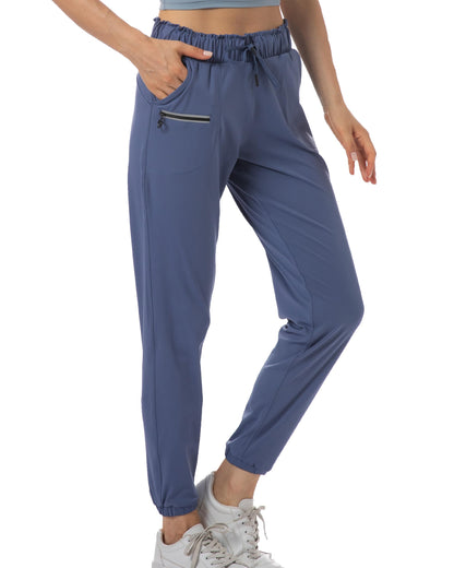 Kcutteyg Womens Joggers with Pockets, Lightweight Quick Dry Athletic Workout Soft Pants for Gym, Yoga, Running