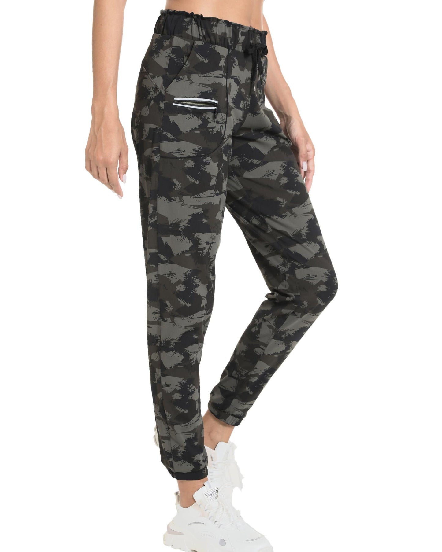 Kcutteyg Womens Joggers with Pockets, Lightweight Quick Dry Athletic Workout Soft Pants for Gym, Yoga, Running