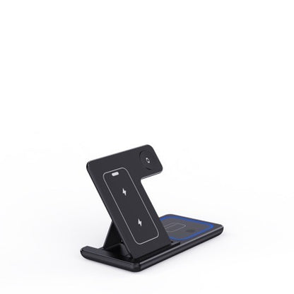 15W 3-in-1 Foldable Wireless Charging Station for iPhone, Apple Watch & AirPods