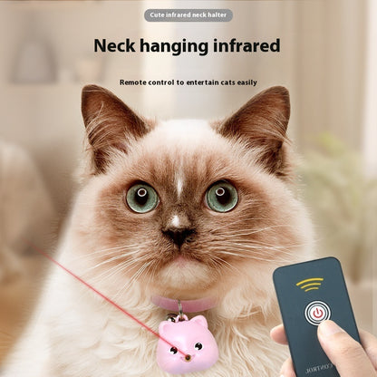 Ankege Rechargeable Remote Control Infrared Cat Collar with Halter Design