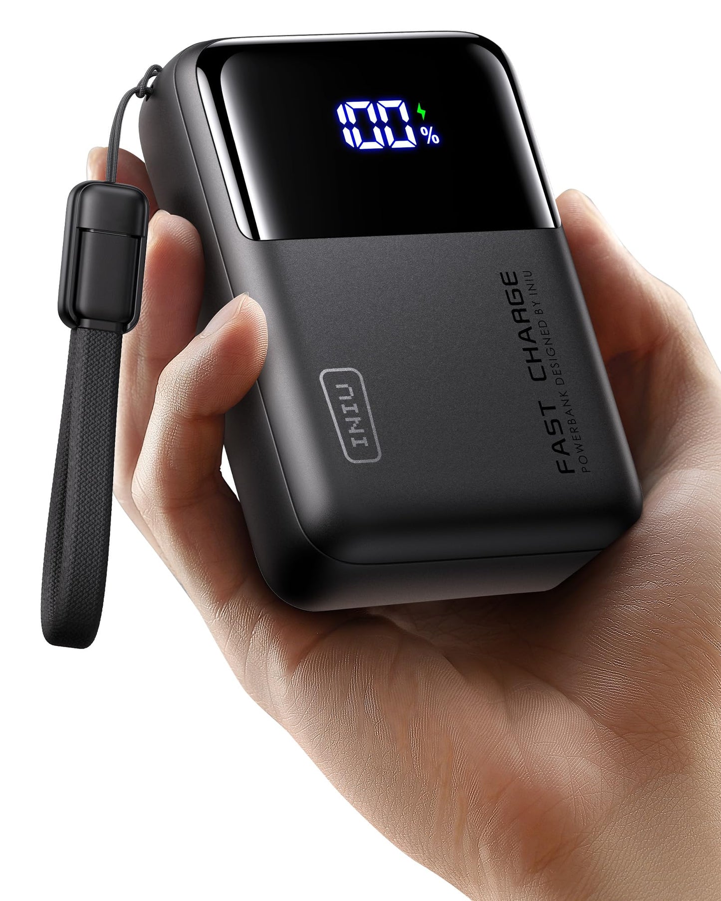 INIU Power Bank, 25000mAh 100W USB C Laptop Portable Charger, PD QC Fast Charging 3-Output Battery Pack, Travel Charger for Laptop MacBook iPad Tablet Steam Deck iPhone 16 15 14 Pro Samsung S22 etc