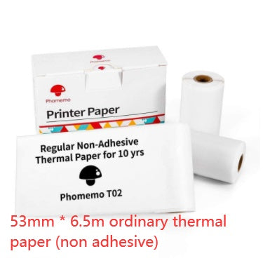 Phomemo T02 | Portable Mini Thermal Printer | Label, Photo, & Question Printing | Bluetooth-Compatible