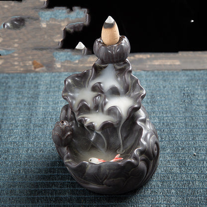 Zen Tao Incense Burner for Study, Living Room, and Office Decor