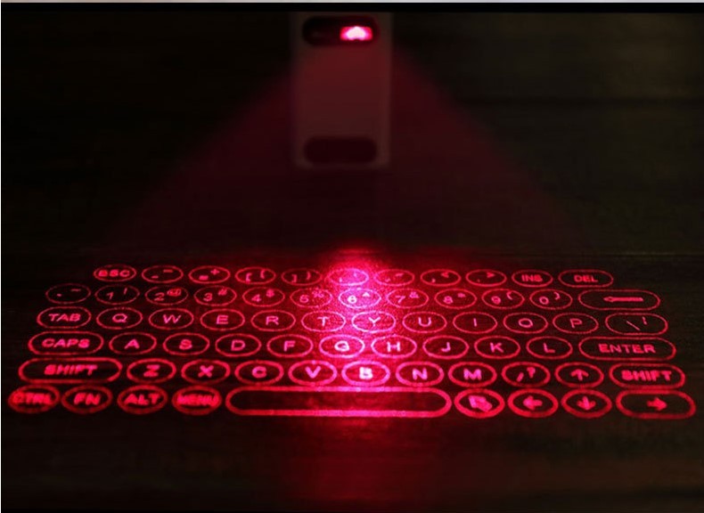 LEING FST Bluetooth Virtual Laser Keyboard with Mouse Function for Laptop, Tablet & Phone