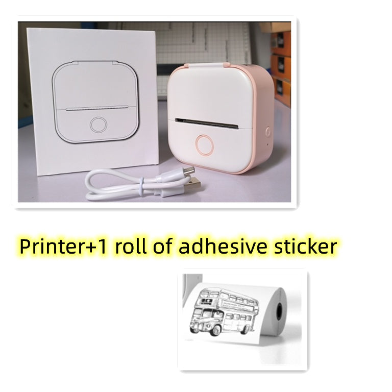 Phomemo T02 | Portable Mini Thermal Printer | Label, Photo, & Question Printing | Bluetooth-Compatible