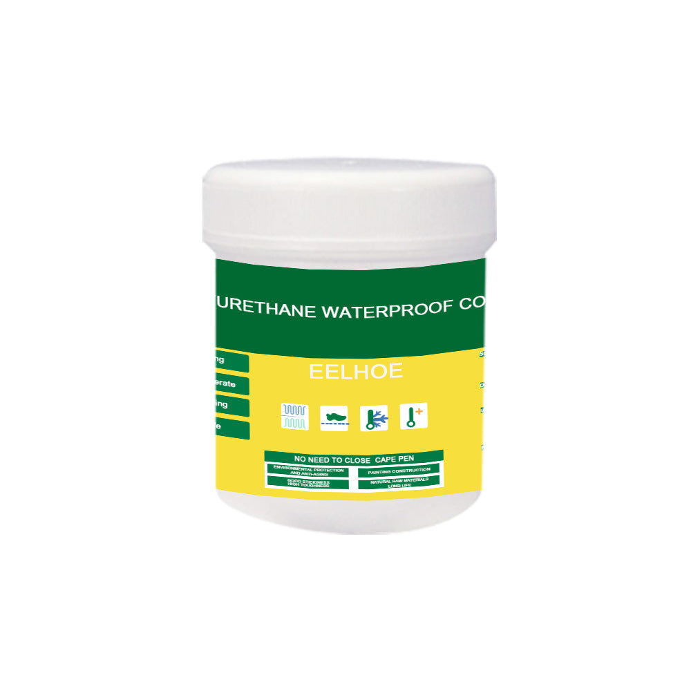 EELHOE Transparent Waterproof Glue with Brush – Exterior Wall, Bathroom, & Tile Sealant