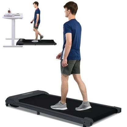 2-in-1 Under Desk Electric Treadmill – 2.5HP with Remote & Display for Home, Gym, or Office