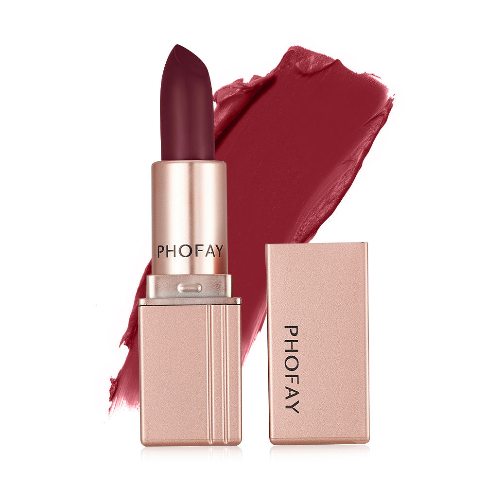 PHOFAY Matte Lipstick – Bold Color, Velvet Smooth Finish, Long-Lasting Wear