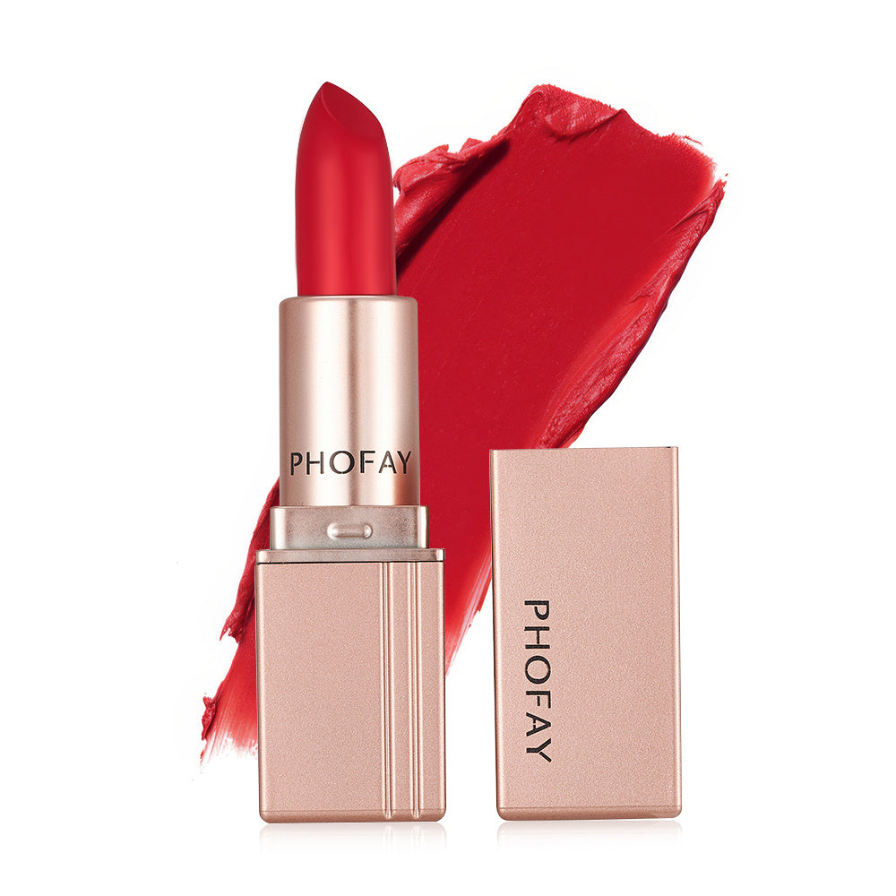 PHOFAY Matte Lipstick – Bold Color, Velvet Smooth Finish, Long-Lasting Wear