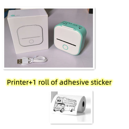 Phomemo T02 | Portable Mini Thermal Printer | Label, Photo, & Question Printing | Bluetooth-Compatible