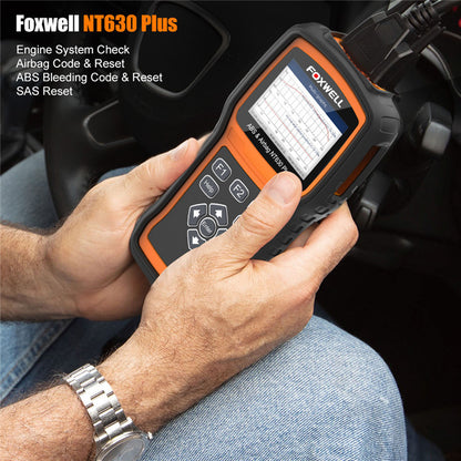 Foxwell NT630 PLUS OBD2 AutoMaster ABS Airbag SRS Rese T Tool